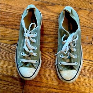 Converse Green Canvas Sneakers Low-Top Classic